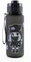 Gertuvė GIRL, Maxi, 500ml, su užrakinamu dangteliu, juodos sp. tritano plastikas