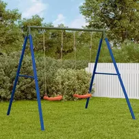 Lauko sūpynių komplektas su 2 sūpynėmis