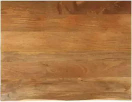 Stalviršis, 100x80x2,5cm, mango masyvas, su gyvu kraštu