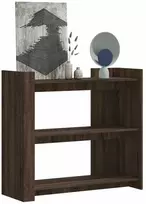 Konsolinis staliukas, rudas ąžuolo, 100x35x90cm, mediena