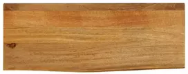 Stalviršis, 90x40x2,5cm, mango medienos masyvas, su gyvu kraštu
