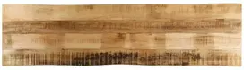 Stalviršis, 160x40x3,8cm, mango masyvas, su gyvu kraštu