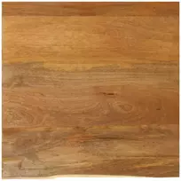 Stalviršis, 80x80x3,8cm, mango medienos masyvas, su gyvu kraštu