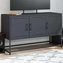 TV staliukas Televizoriaus spintelė, antracito, 100,5x39x60,5cm, plienas