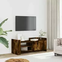 TV staliukas Televizoriaus spintelė, dūminio ąžuolo, 100x35x40cm, mediena