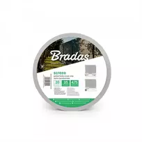 Tvoros juosta Bradas, 4.75cm x 35m, 450g/m2, + 20 klipsų, šviesiai pilka