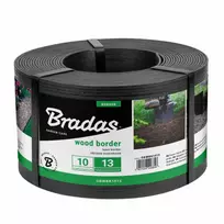 Vejos atitvaras Bradas WOOD BORDER, 130mm x 2.8mm x 10m, juodas