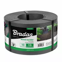 Vejos atitvaras Bradas WOOD BORDER, 130mm x 2.8mm x 10m, pilkas