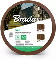 Tvoros juosta Bradas Solid, 4.75cm x 50m, 1200g/m2, ruda