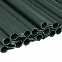Klipsai tvoros juostai Bradas Solid, 19 cm, 20 vnt., žalia