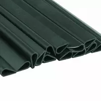 Klipsai tvoros juostai Bradas, 19 cm, 20 vnt., žalia