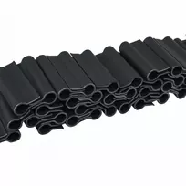 Klipsai tvoros juostai Bradas Solid, 4.75 cm, 40 vnt., tamsiai pilka