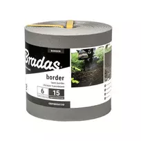 Vejos atitvaras Bradas Border 6 m x 15 cm, pilkas