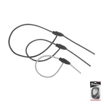 Elastinė tvirtinimo guma su kilpiniu spaustuku Bradas BUNGEE CORD REGULATED, 6 vnt.