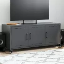 TV staliukas Televizoriaus spintelė, antracito, 100,5x39x43,5cm, plienas