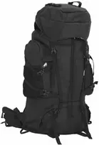 Turistinė kuprinė, juoda, 100L, oksfordo audinys