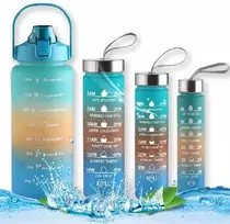 Gertuvė Gertuvių rinkinys Botella De Agua, 4 vnt., 2200+820+520+280 ml