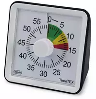 TimeTEX Tylus laikmatis Compact, su šviesoforo spalvų laiko disku (TT61939)