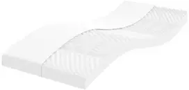 Poroloninis čiužinys, baltas, 100x210cm, 20ILD kietumo, 7 zonų