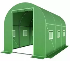 Arkinis šiltnamis su orlaidėmis 2.5x4 (10m2), žalias