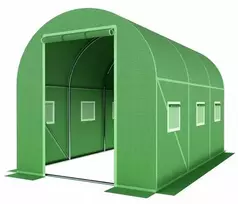 Arkinis šiltnamis su orlaidėmis 2x4 (8m2), žalias