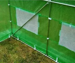 Arkinis šiltnamis su orlaidėmis 2.5x4 (10m2), 4 sekcijos žalias