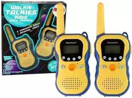 Racijų rinkinys vaikams Walkie Talkies, geltonos