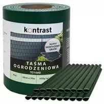 Tvoros juosta su klipsais, 19cmx35m, žalia