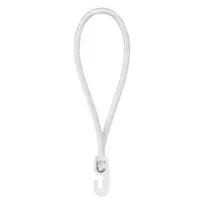 Tvirtinimo elastinė guma su kabliuku Bradas BUNGEE CORD HOOK, 40 cm, 25 vnt., balta