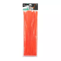 Tvirtinimo dirželiai Bradas 4,8 x 350 mm, 100 vnt., oranžiniai