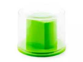 Inny Dovanų laikrodžio dėžutė - plastikinė žalia