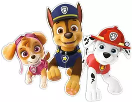 Nickelodeon Dekoracje Nickelodeon Decorations Paw Patrol sienų apdaila - Skye, Chase, Marshall