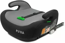 Automobilinė kėdutė - paaukštinimas Caretero Puma Isofix-I-Size, 125-150 cm, juodos ir pilkos spalvos