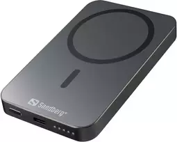Sandberg Magnet Wireless Powerbank 5000 ALU