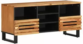 Televizoriaus spintelė, 100x34x46cm, akacijos medienos masyvas