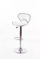 Restpro Baro kėdė ELEGANCE ECO LEATHER CHROME Baltas