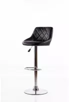 Restpro Baro kėdė CROWN ECO LEATHER CHROME Juodas