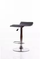 Restpro Baro kėdė WAVY ECO LEATHER CHROME Juodas