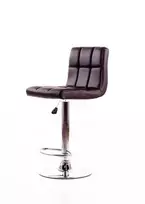 Restpro Baro kėdė CHOCOLADE ECO LEATHER CHROME BROWN