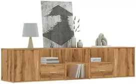 Kampinė spintelė, artisano ąžuolo, 200x40x45cm, mediena