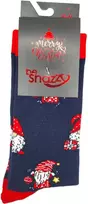 Unisex Kalėdinės kojinės be Snazzy SKCH-01, Nykštukas, mėlynos
