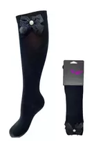 Kojinės iki kelių su papuošimais mergaitėms be Snazzy SK-42, kaspinas