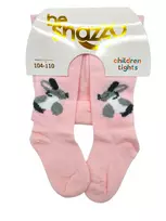 Pėdkelnės vaikams su pūkuotais ir mikštais paveiksliukais be Snazzy RA-34, triušiukas