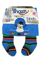 Pašiltintos frotinės pėdkelnės vaikams be Snazzy RA-05, Sniego senis