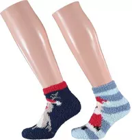 Kalėdinės frotinės kojinės vaikams Merry Christmas, 2 poros