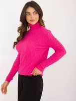 Wool Fashion Italia Megztinis-AT-SW-2334-2.61-fuksija