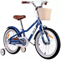 RoyalBaby Lovely City dviratis su krepšeliu vaikams Eurocle 18" RB18B-38