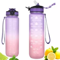 Eu Sandelis Gertuvė su šiaudeliu Ombre, 1000ml