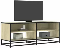TV staliukas Televizoriaus spintelė, ąžuolo, 120,5x40x46cm, mediena/metalas