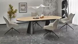 Halmar Valgomojo komplektas - Stalas GIACOMO + Kėdės K-553